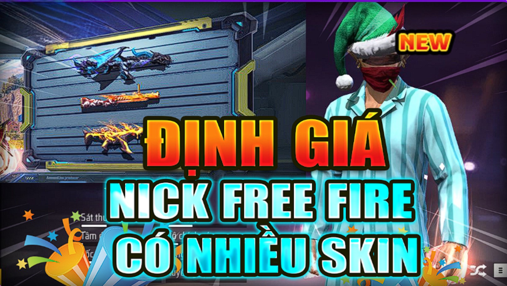 hướng dẫn cách định giá acc free fire nhiều vật phẩm