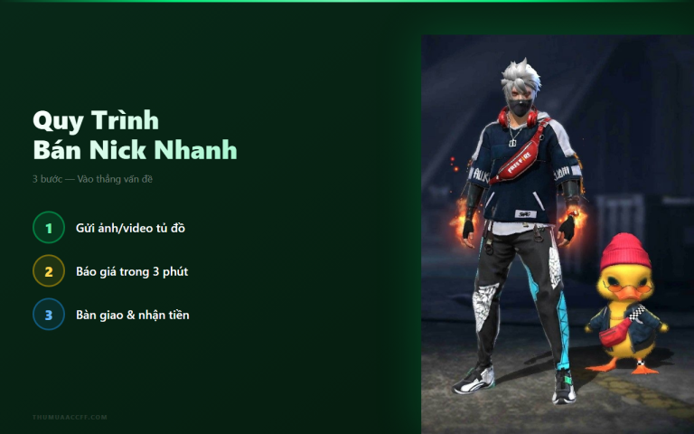Chính Sách Thanh Toán Thu Mua Acc Free Fire 